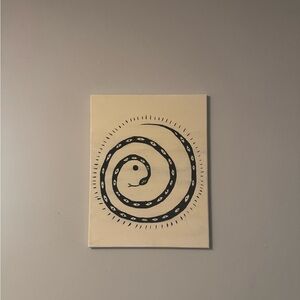 Snake wall art
